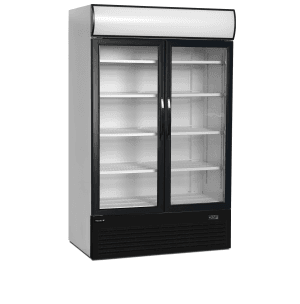 2-dørs Kjølt eksponeringsskap inkl. displayskjerm FSC1200H, Vol: 1082 / 645  liter, 230v Kjøl & Frys