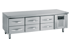 Kjølt underbenk disk, GN1/1 UC5360, Vol: 277 / 262 liter, 230v Kjøl og frys Kjølt underbenk disk, GN1/1 UC5360, Vol: 277 / 262 liter, 230v Kjøl og frys