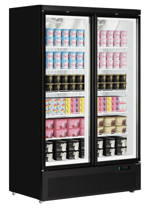 Fryseskap display Atom Maxi F2DB, Vol: 1006 / 702  liter, 230v Kjøl og frys 2