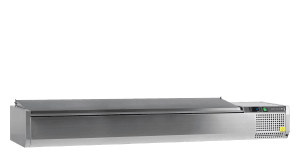 Kjølt garnityrkjøler, GN1/4 VK33-200 S/S lokk, Vol: 63 / 63  liter, 230v Garnityrkjøler