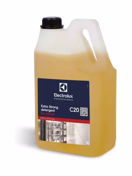 Electrolux Professional 0S2282 vaskemiddel, ekstra sterk, C20, 2×5 liters flaske Electrolux Professional