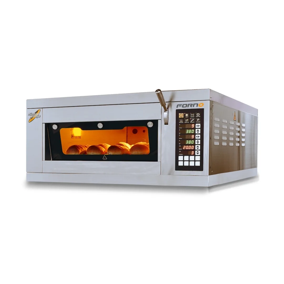 Sinmag bakerovn Forno 246, Maks temp: 300 °C, Kap.brett: 2×40/60 – 1×60/80, 400V 3Ph 50Hz Bakeriutstyr 2