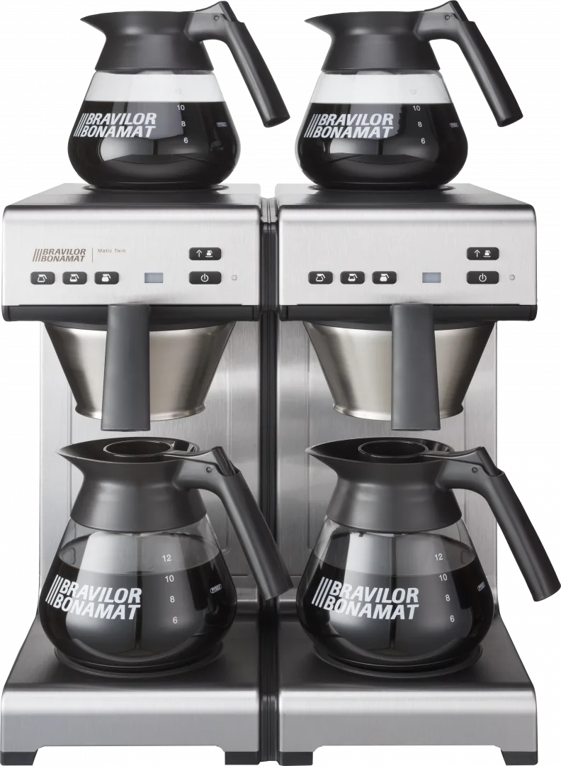 Matic Twin, Kolbetrakter, Kaffetrakter, 230v/3460W, inkl.4 kanner Bar & Kaffe 2