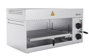 Salamander 760mm, elektrisk, GN1/1, 230V, justerbart galler, 6 ulike moduser Griller