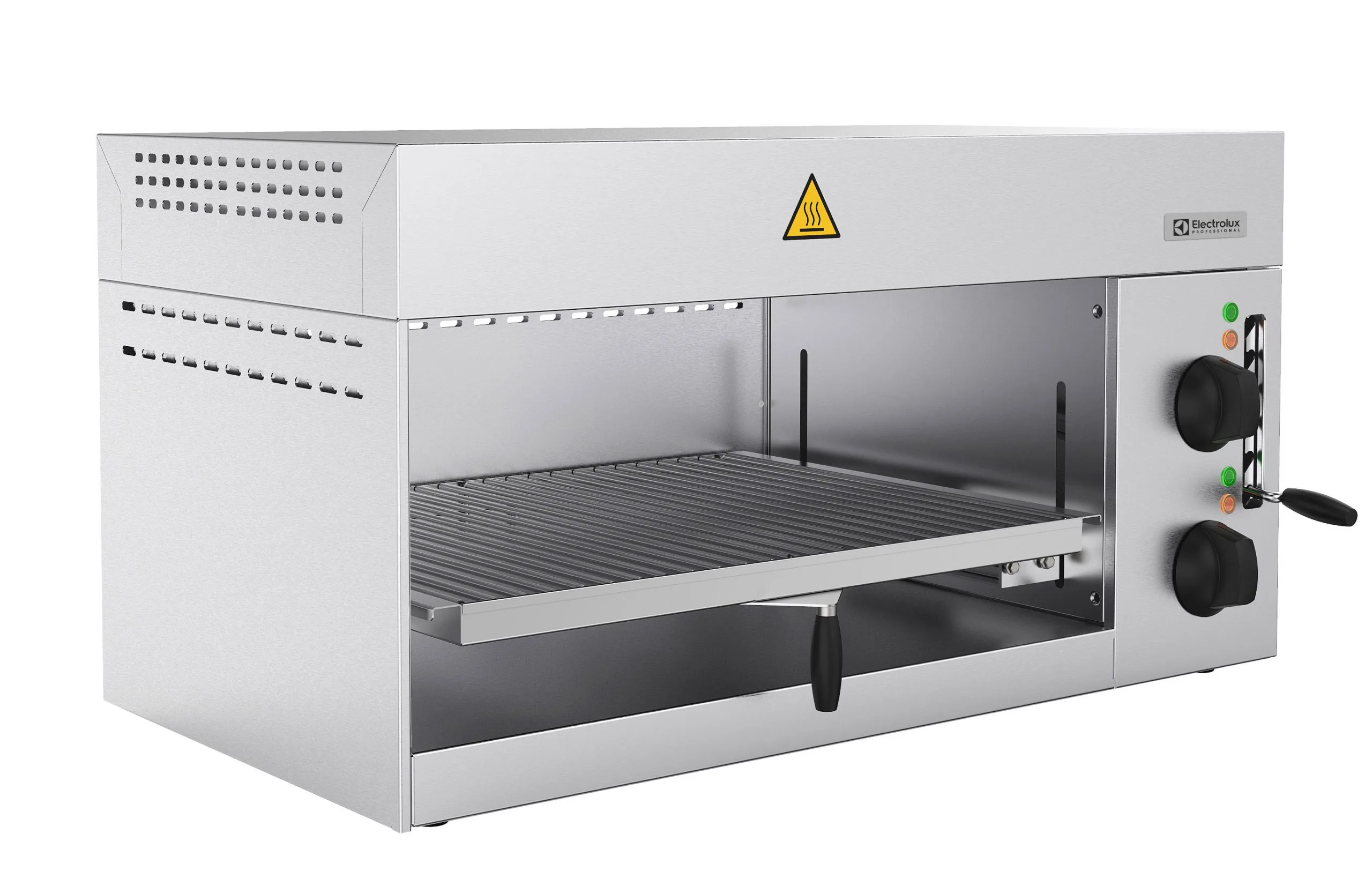 Salamander 760mm, elektrisk, GN1/1, 400V, justerbart galler, Griller 2