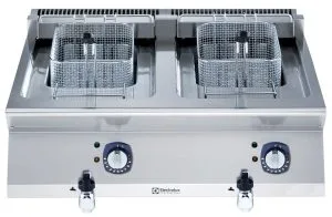 700xp frityrkoker 12+12 liter, brønn med innvendig element, 800 mm 700XP serie