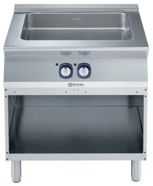 700xp 22 liter koke- og stekebord med bunn i rustfritt stål på åpent stativ 800 mm 700XP serie