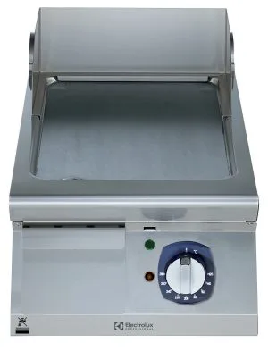 700xp Flatgrill med slett horisontal matt krom topp 400 mm 700XP serie