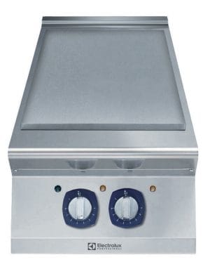 Hel koketopp med 2 soner og topp i stål 400 mm 900XP serie