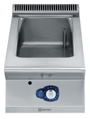 Vannbad med 1 brønn for 1 stk GN1/1 + 1 stk GN1/3 kantiner (h=150 mm) 400 mm 900XP serie