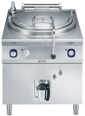 150 liter kokegryte gulvmodell med indirekte oppvarming 800 mm 900XP serie