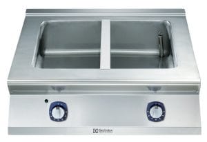 Vannbad med 1 brønn for 2 stk GN1/1 + 2 stk GN1/3 kantiner (h=150 mm) 800 mm 900XP serie