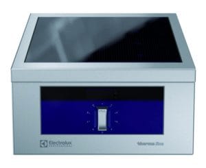 Koketopp med induksjon. 2 soner. Betjent fra 2 sider. 400 V Kok- & Stek