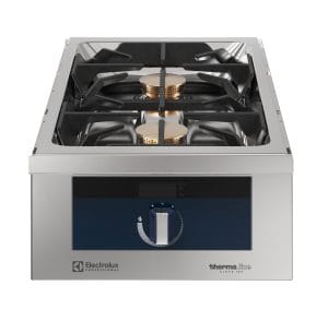 Koketopp 2 bluss. Betjent fra 2 sider. Kok- & Stek