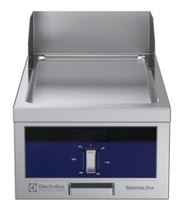 Flatgrill i krom. Betjent fra en side. 400mm 400 V Kok- & Stek 2