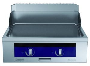 Gass flatgrill i krom. Betjent fra en side. 800mm Kok- & Stek