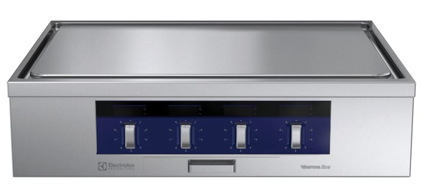 For kjeler, panner og direkte steking. 4 soner. Betjent fra en side. 400 V Kok- & Stek 2