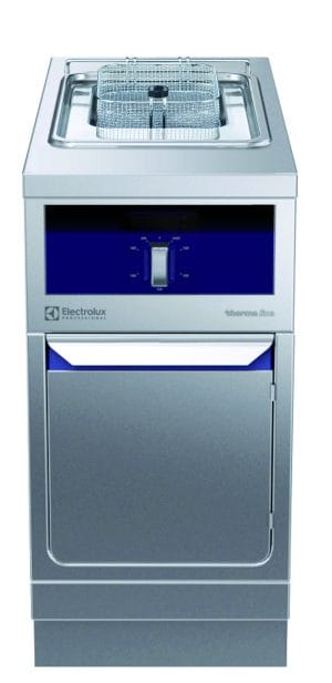 Frityr 7 liter. Betjent fra en side. Høyde 700mm eks. sokkel. 400 V Kok- & Stek