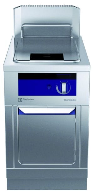 Gass frityr 23 liter. Betjent fra en side. Høyde 700mm eks. sokkel. Kok- & Stek