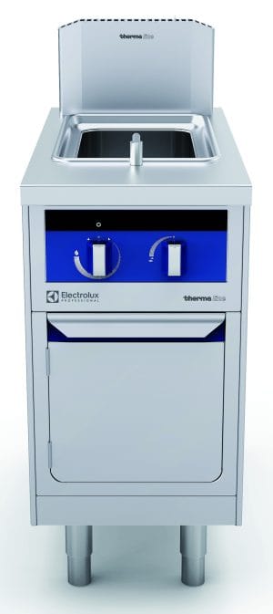 Pastakoker for gass 20 liter. Betjent fra en side. Høyde 700mm eks. sokkel. Kok- & Stek