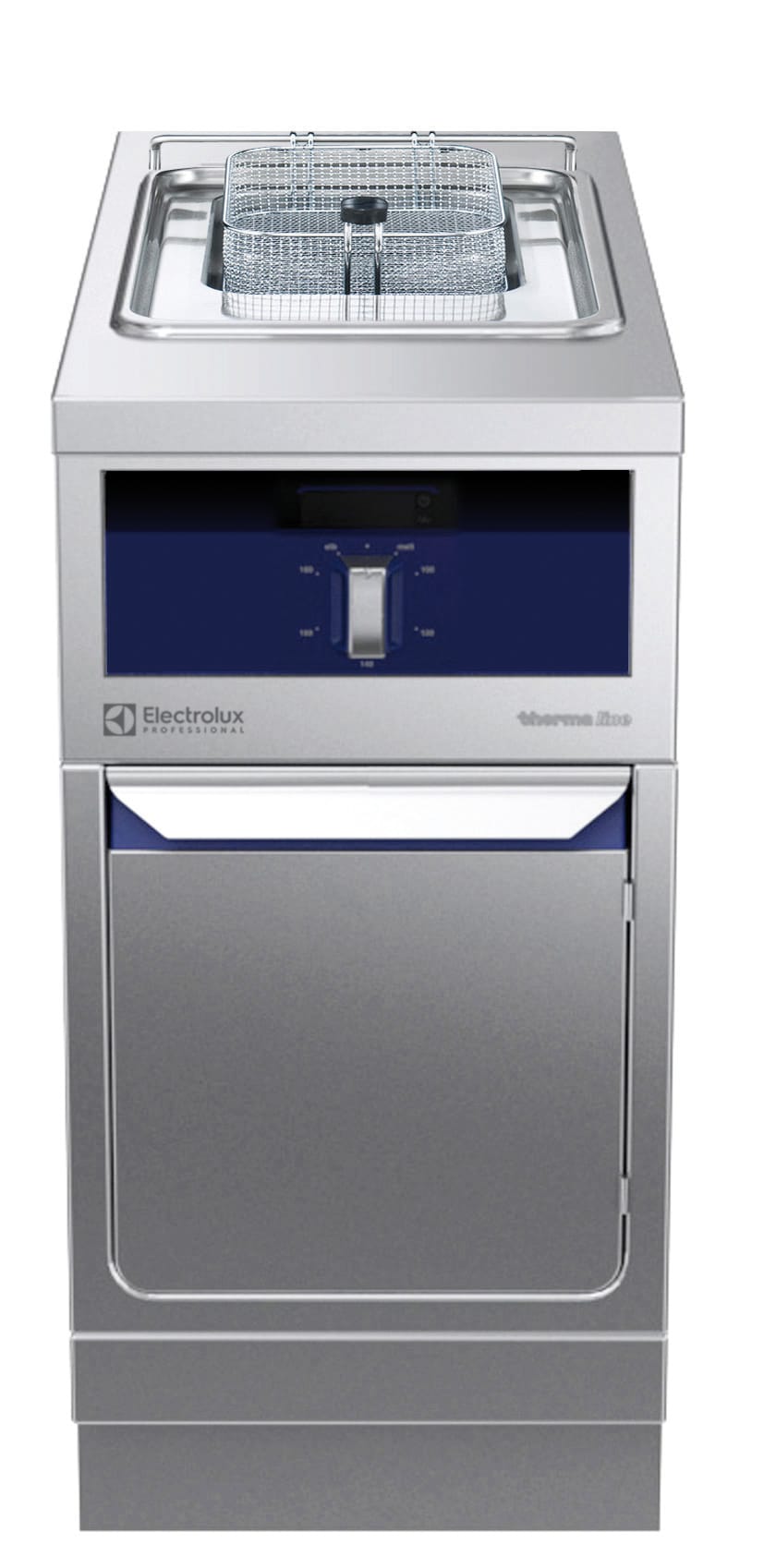 Frityr 14 liter. Betjent fra en side. Høyde 800mm eks. sokkel. 400 V Kok- & Stek 2