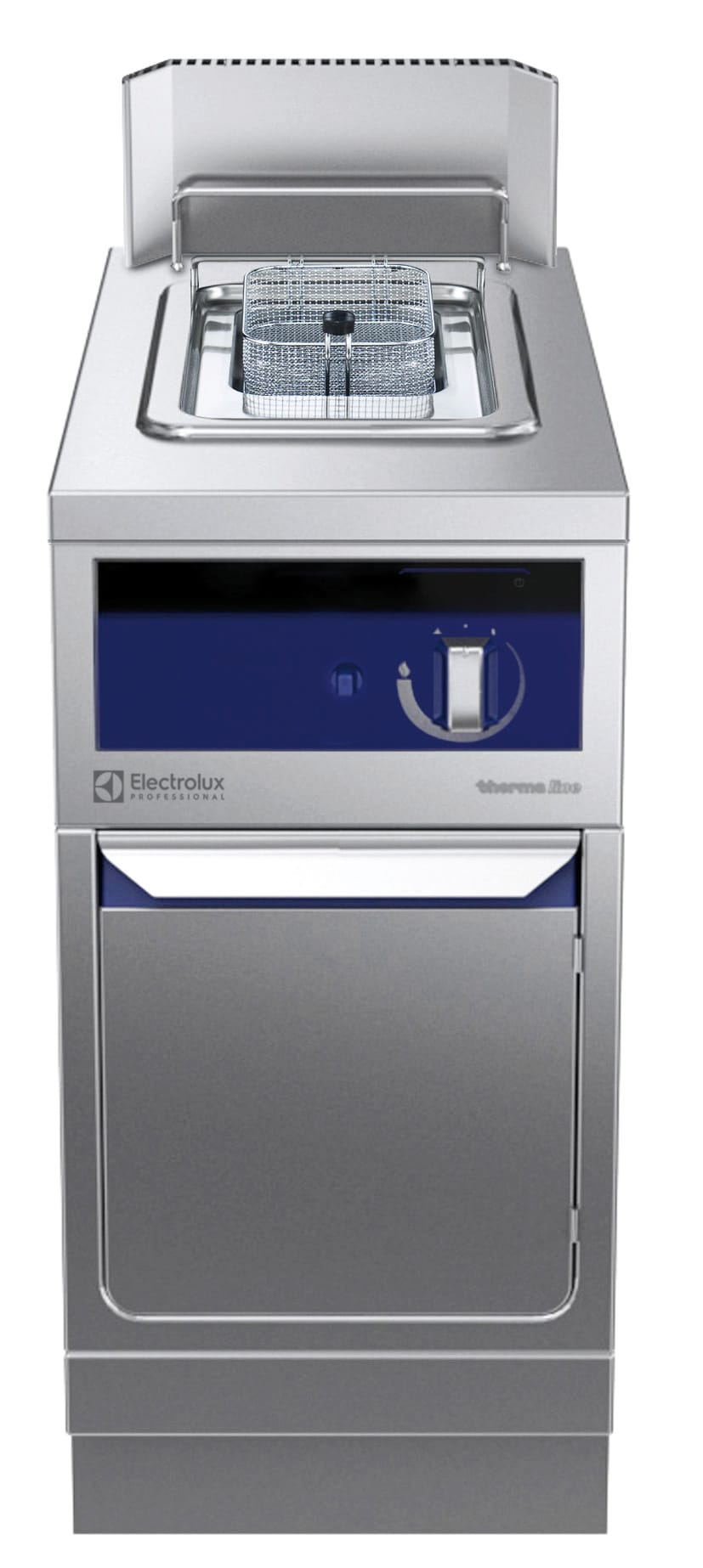 Gass frityr 14 liter. Betjent fra en side. Høyde 700mm eks. sokkel. Kok- & Stek 2