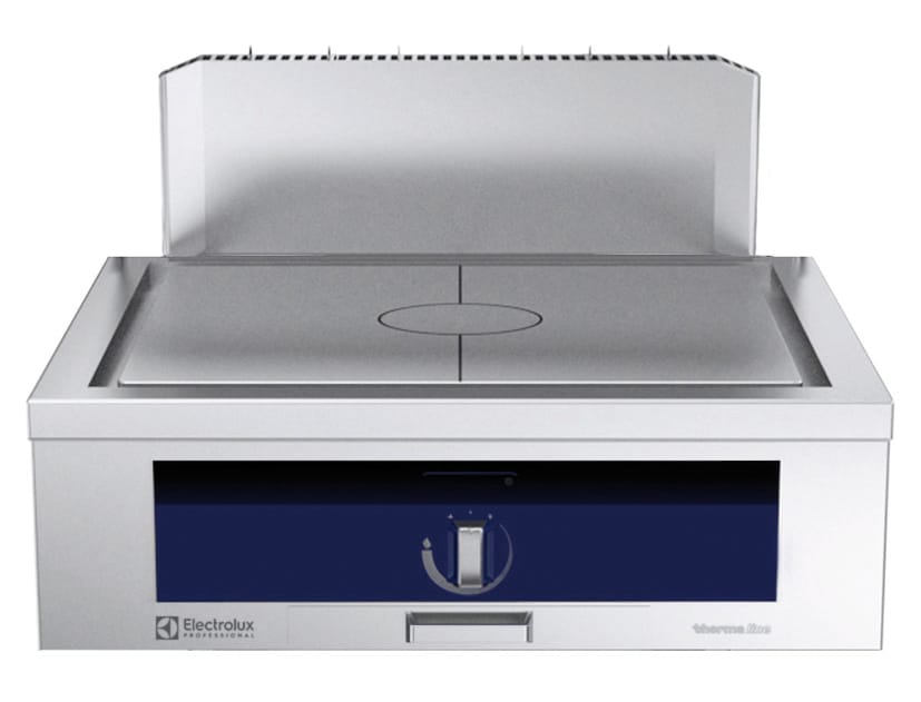 Koketopp med hel plate og en sentral brenner. Betjent fra en side. Kok- & Stek 2