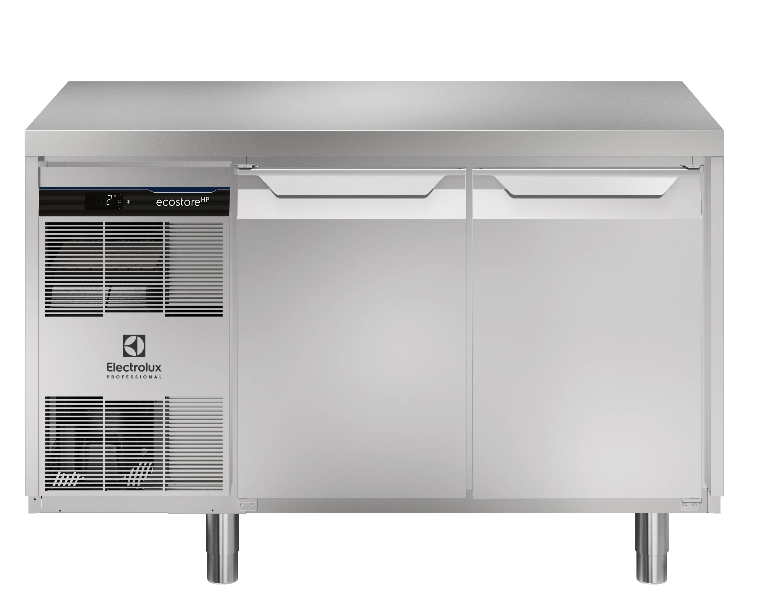 Kjølebenk Ecostore HP 2 dører. -2+10°C, Glatt topp, 290 ltr, 230v Kjøl og frys 2