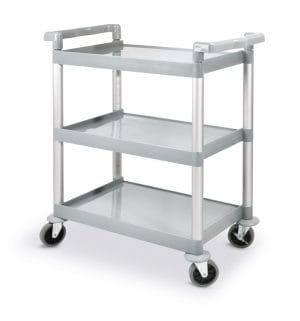 3-hyllers servicevogn av polypropylen, HENDI, 800x410x(H)950 mm Hygiene & Lagring