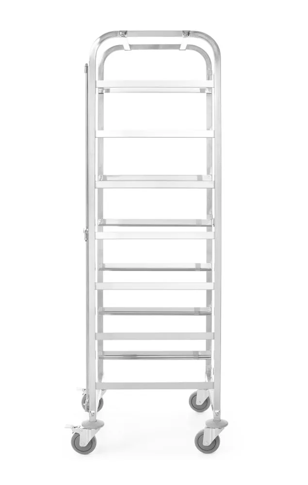 Geidervogn for oppvaskmaskinkurver – 7 x 500×500 mm, HENDI, 615x560x(H)1700mm Hygiene & Lagring 2
