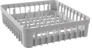 Oppvaskkurv for glass, HENDI, med 20 støttestifter, 400x400x(H)110mm Oppvaskmaskiner