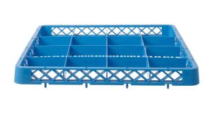 Forlenger for oppvaskkurv, HENDI, 16 rom 112×112 mm, 500x500x(H)45mm Oppvaskmaskiner