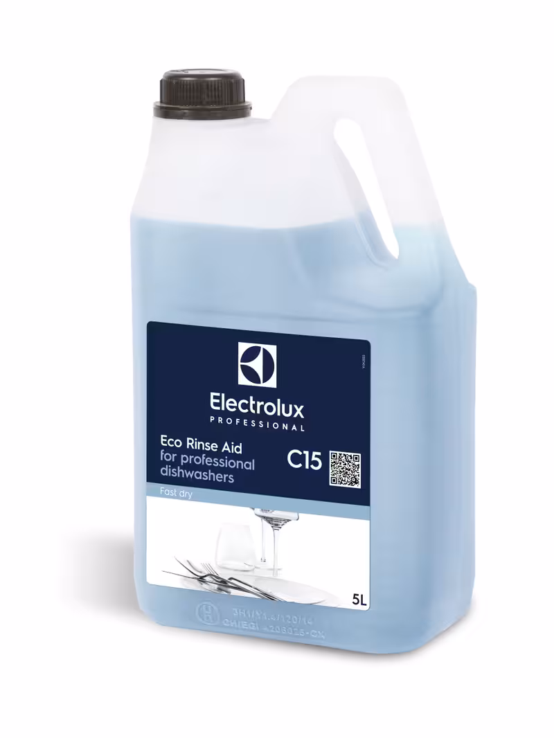 Electrolux Professional 0S2904 C15 ECO skyllemiddel; 2 STK X 5L Oppvaskmaskiner