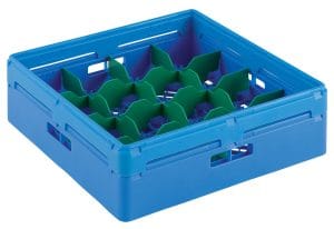 Oppvaskkurv for 16 skråstilte glass (H=120 mm) Oppvaskmaskiner