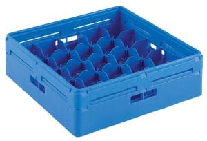 Oppvaskkurv for 25 skråstilte glass (H=120 mm) Oppvaskmaskiner