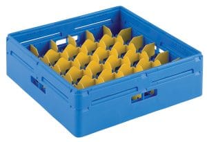 Oppvaskkurv for 36 skråstilte glass (H=120 mm) Oppvaskmaskiner