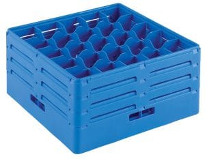 Oppvaskkurv for 25 skråstilte glass (H=220 mm) Oppvaskmaskiner