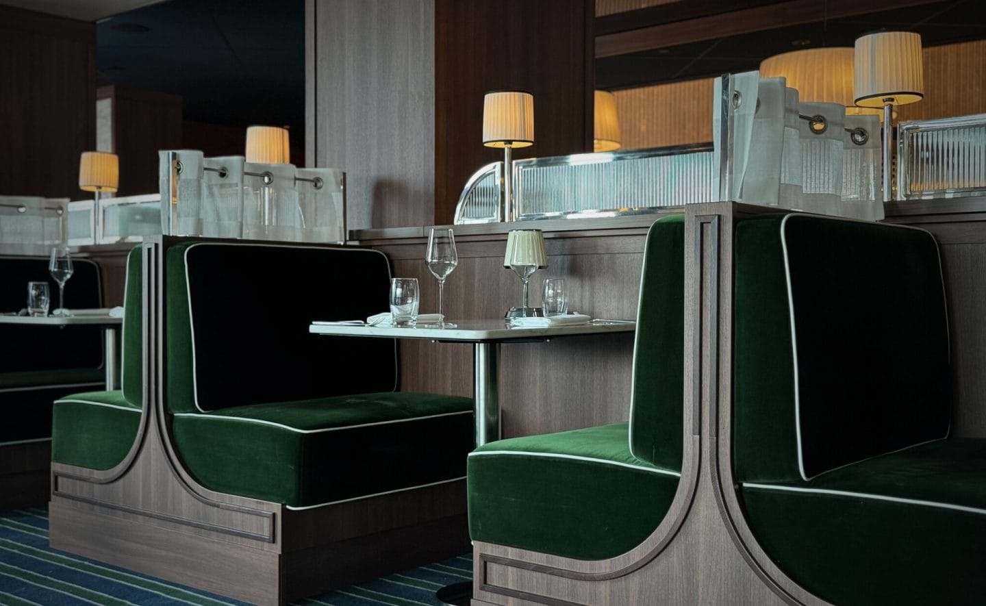 Grenseløs restaurant modulsofa båser avlukke