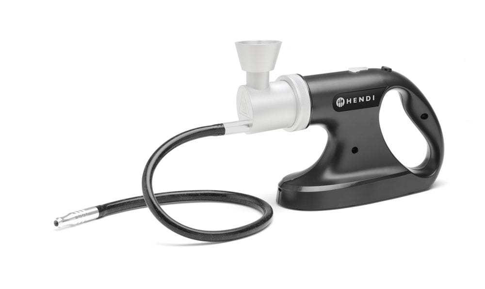 Oppladbar røykepistol – 3 hastigheter med røykinfusjon, HENDI, 215x70x(H)160mm Røyking 2
