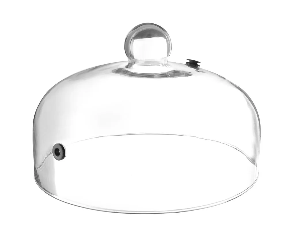 Glasskuppel med ventil, HENDI, Platekuppel, ø260x(H)174mm Røyking 2