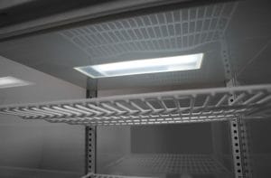 Kjøledisk – Eksponeringsdisk, 98 l, Arktic, Sort, 230V/210W, 444x397x(H)1100mm Eksponeringsdisker 2
