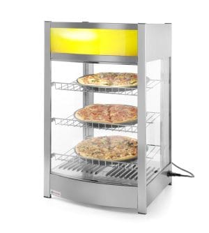 Eksponeringskap varm display, HENDI, 97 liter, 230V/800W, 460x467x(H)785mm Eksponeringsdisker 2