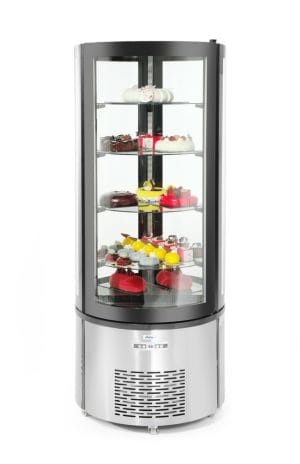 Rundt kakedisplay, kjølemonter Arktic, 360L, 230V/460W, ø680x(H)1755mm Eksponeringsdisker