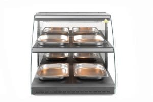 Kvartsoppvarmet bord display, HENDI, 230V/560W, 650x485x(H)630mm Eksponeringsdisker