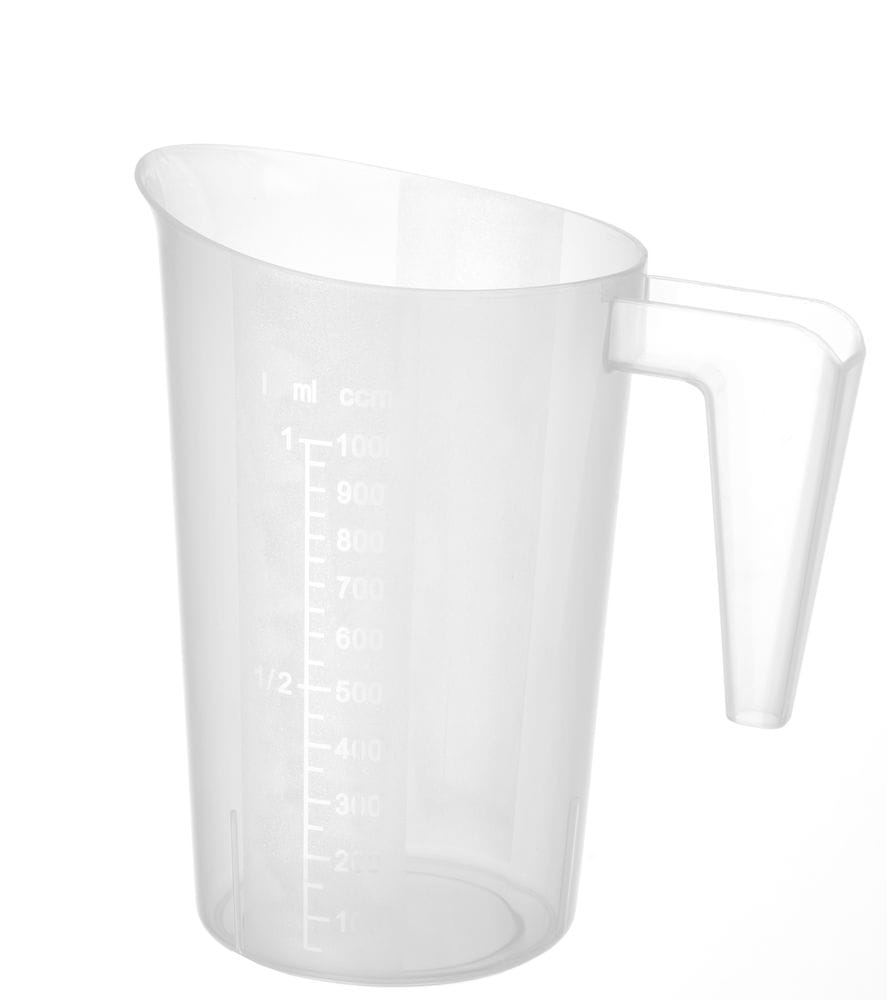 Målebeger stabelbar, HENDI, 1L, ø124x(H)170mm Kjøkkenredskaper 2