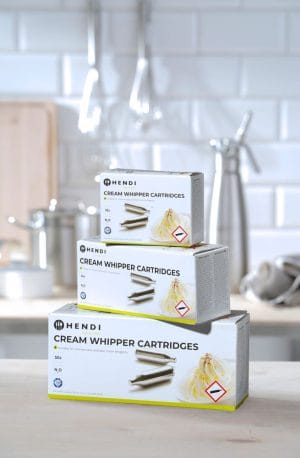 Kremsprøyte sifon patroner, HENDI, 24 stk Bakeutstyr 2