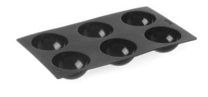 Bakeform Semi-Sphere ø70×(H)32 silikonstøtteform, HENDI, GN 1/3, ø70x(H)32mm Bakeutstyr Bakeform Semi-Sphere ø70×(H)32 silikonstøtteform, HENDI, GN 1/3, ø70x(H)32mm Bakeutstyr