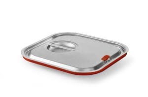 Lokk til GN-Kantine med silikonkant, HENDI, Kitchen Line, GN 2/3, 354x325mm GN Kantiner