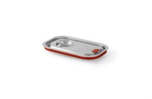 Lokk til GN-Kantine med silikonkant, HENDI, Kitchen Line, GN 1/4, 265x162mm GN Kantiner