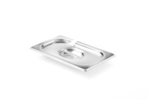 Lokk til GN-Kantine med skjefordypning, HENDI, Profi Line, GN 1/4, 265x162mm GN Kantiner
